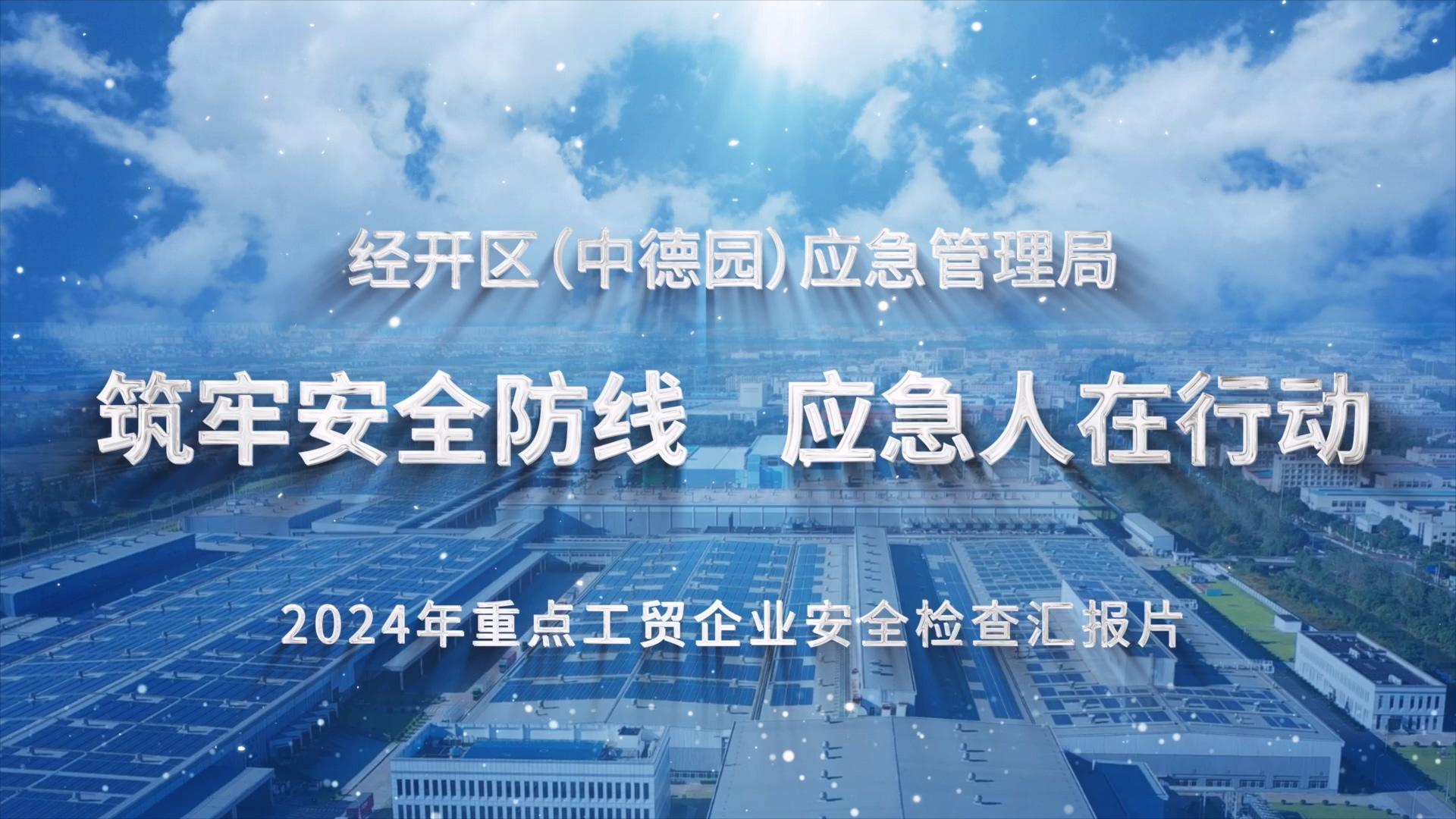 经开区（中德园）应急管理局工贸行业安全检查汇报片